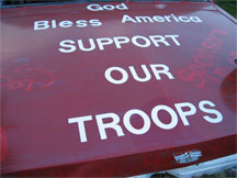 GOD BLESS AMERICA - SUPPORT OUR TROOPS!